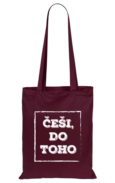 Látková taška Češi, do toho!