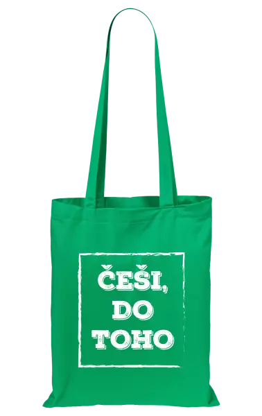 Látková taška Češi, do toho!