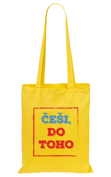 Látková taška Češi, do toho!