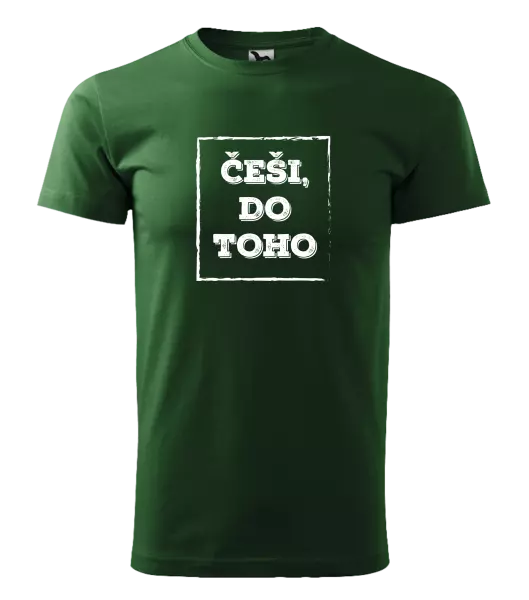 Pánské tričko Češi, do toho!