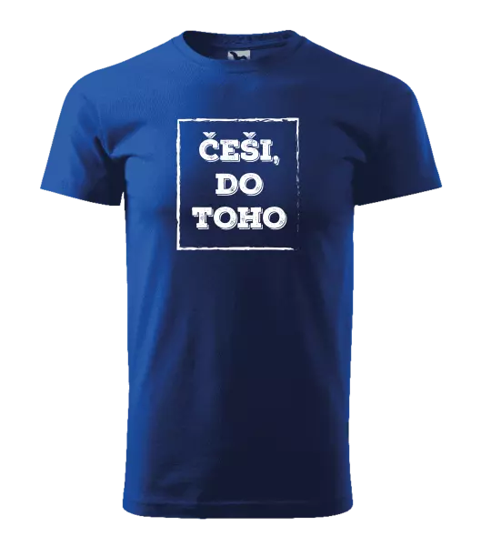 Pánské tričko Češi, do toho!