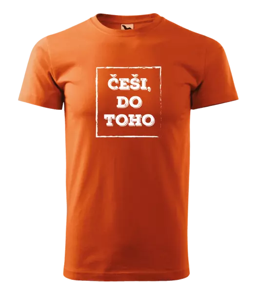 Pánské tričko Češi, do toho!