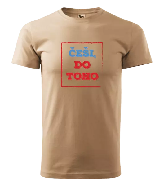 Pánské tričko Češi, do toho!