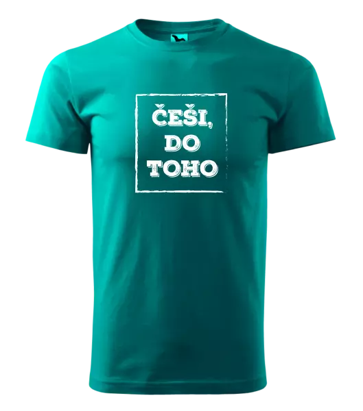 Pánské tričko Češi, do toho!