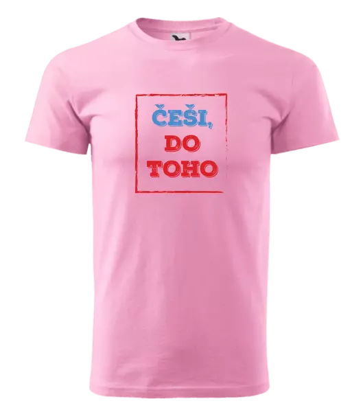 Pánské tričko Češi, do toho!