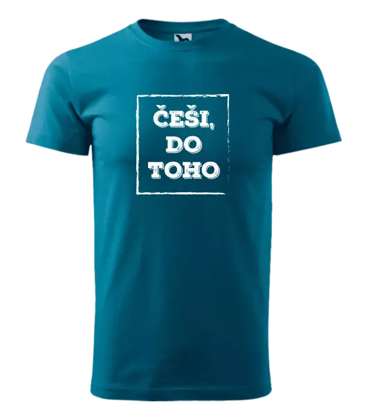 Pánské tričko Češi, do toho!