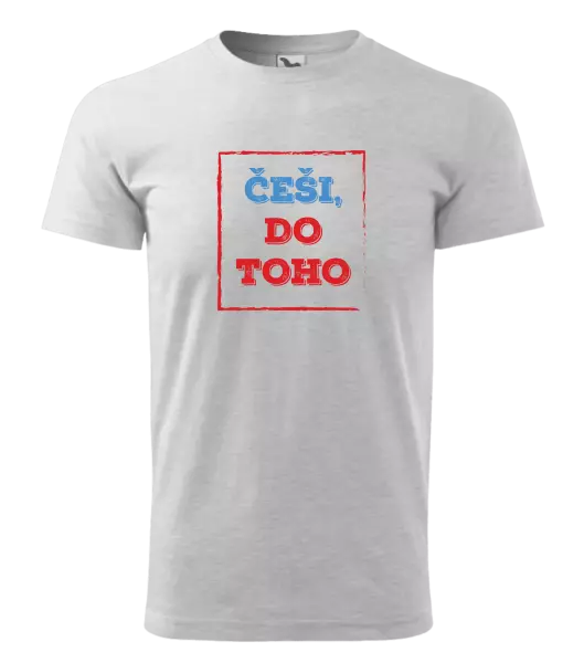 Pánské tričko Češi, do toho!