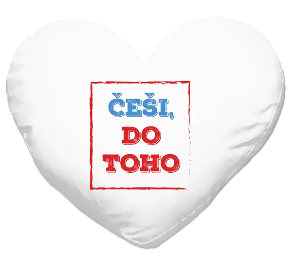 Polštář Češi, do toho!