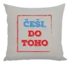 Polštář Češi, do toho!
