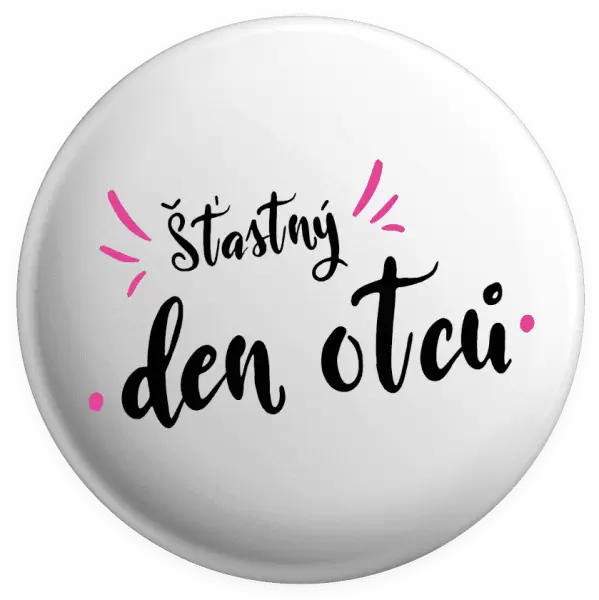 Placka Šťastný den otců