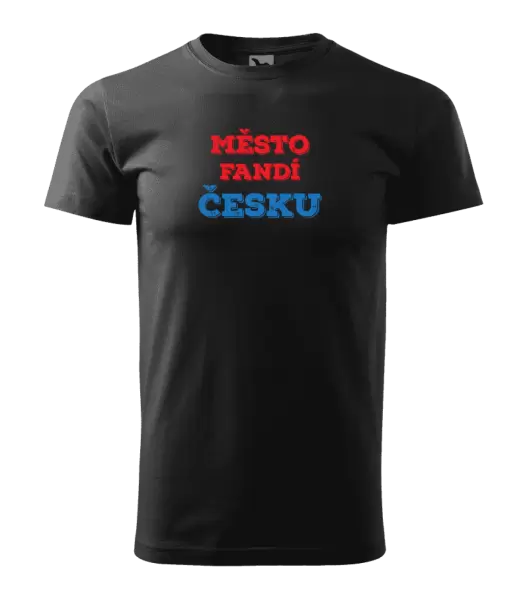 Pánské tričko Město fandí Česku