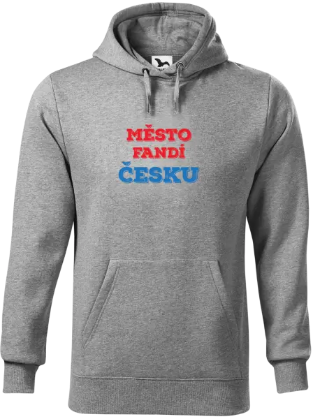 Pánská mikina Město fandí Česku