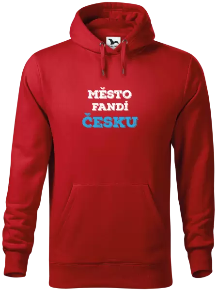 Pánská mikina Město fandí Česku