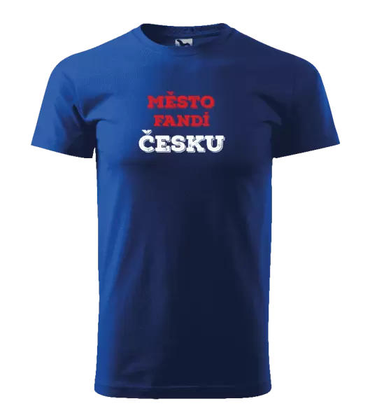 Pánské tričko Město fandí Česku