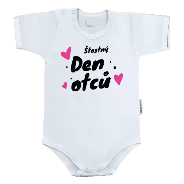 Dětské body Šťastný den otců - srdce