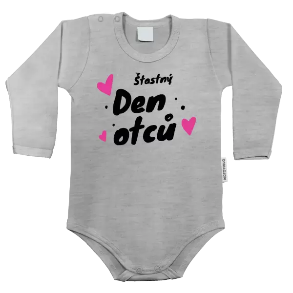 Dětské body Šťastný den otců - srdce