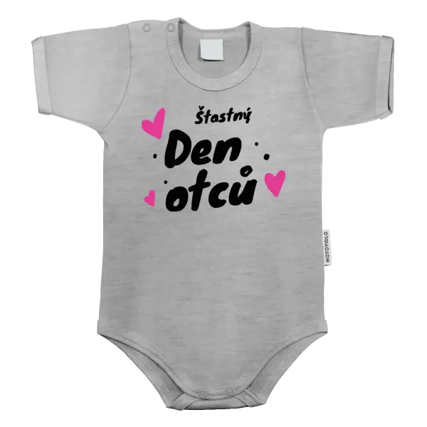 Dětské body Šťastný den otců - srdce