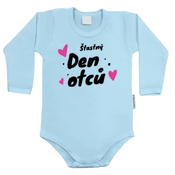 Dětské body Šťastný den otců - srdce