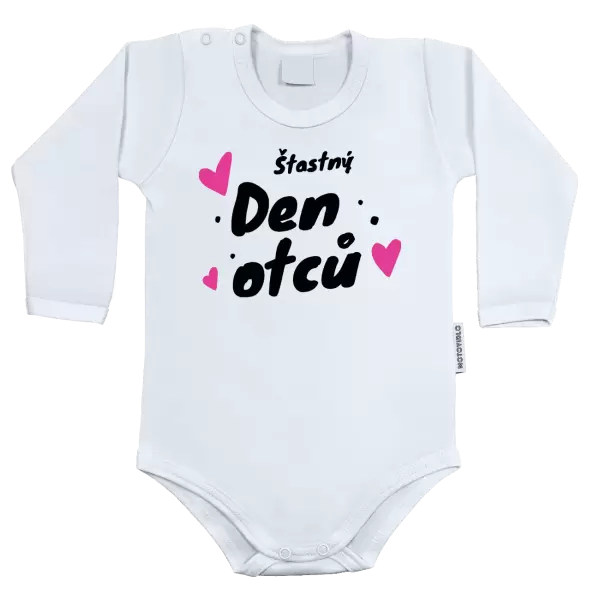 Dětské body Šťastný den otců - srdce