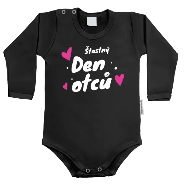 Dětské body Šťastný den otců - srdce