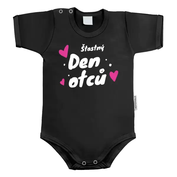 Dětské body Šťastný den otců - srdce