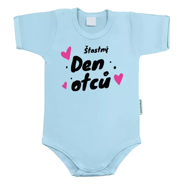 Dětské body Šťastný den otců - srdce