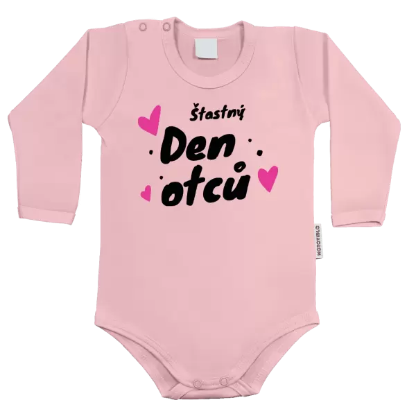 Dětské body Šťastný den otců - srdce