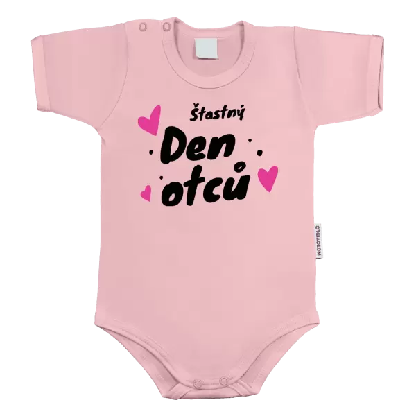 Dětské body Šťastný den otců - srdce