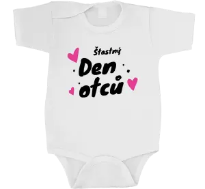 Dětské body Šťastný den otců - srdce