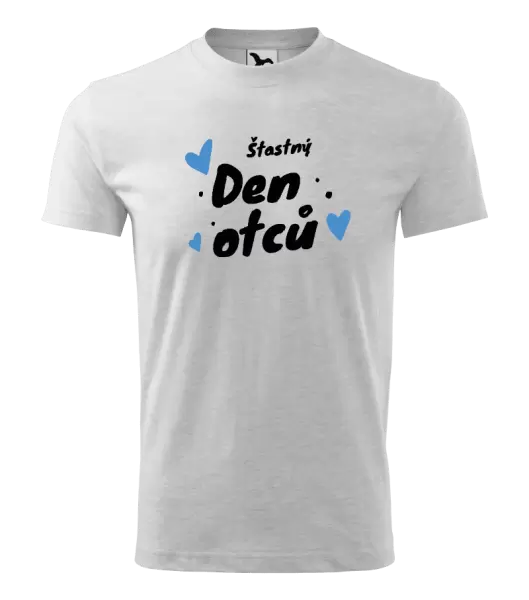Dětské tričko Šťastný den otců - srdce
