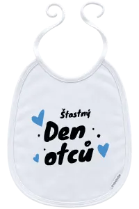 Dětský bryndák Šťastný den otců - srdce