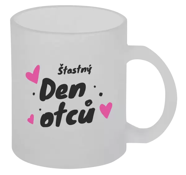 Hrnek Šťastný den otců - srdce