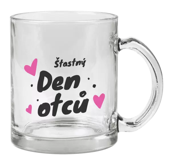 Hrnek Šťastný den otců - srdce