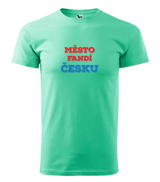 Pánské tričko Město fandí Česku