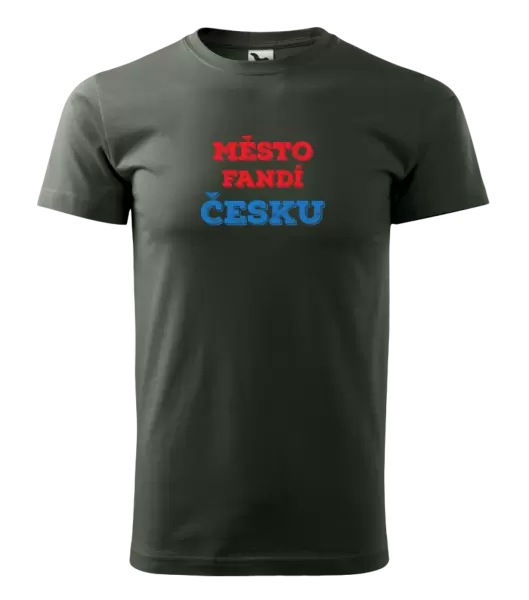 Pánské tričko Město fandí Česku