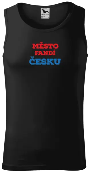 Pánské tílko Město fandí Česku