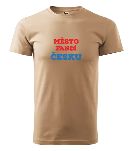 Pánské tričko Město fandí Česku