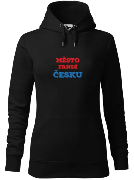 Dámská mikina Město fandí Česku