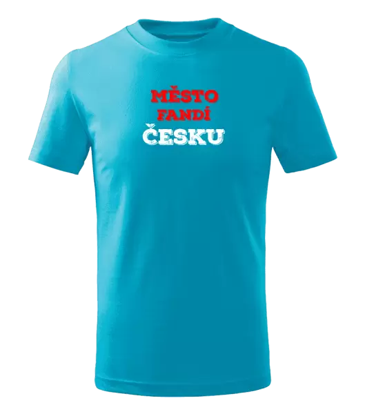 Dětské tričko Město fandí Česku