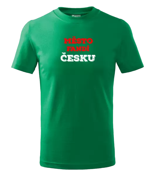 Dětské tričko Město fandí Česku