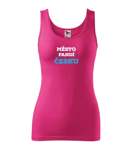 Dámské tílko Město fandí Česku