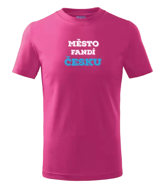 Dětské tričko Město fandí Česku