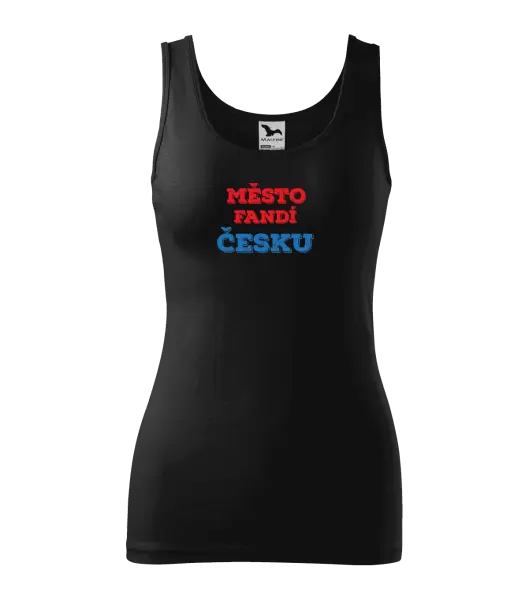 Dámské tílko Město fandí Česku