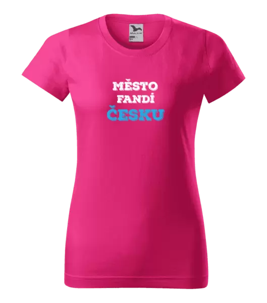 Dámské tričko Město fandí Česku