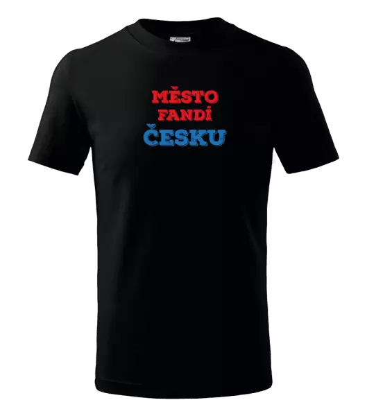 Dětské tričko Město fandí Česku