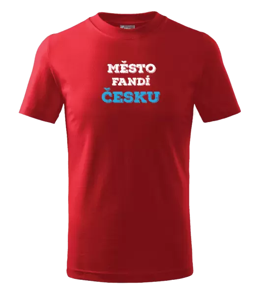 Dětské tričko Město fandí Česku