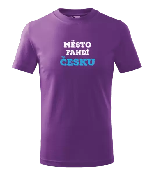 Dětské tričko Město fandí Česku
