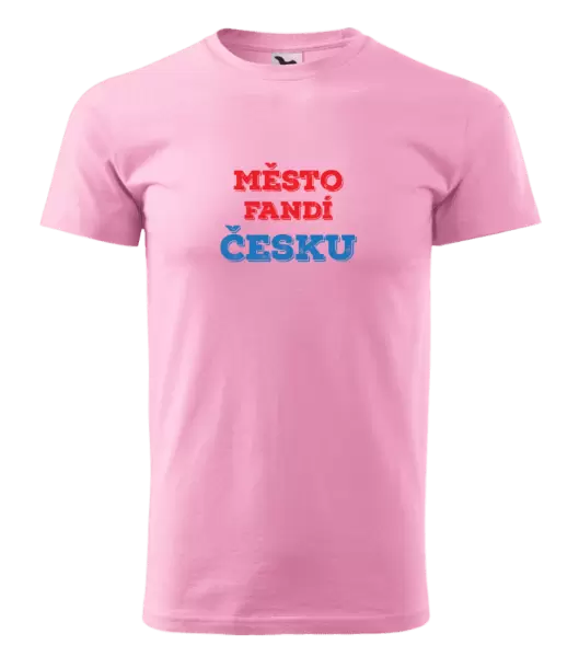 Pánské tričko Město fandí Česku