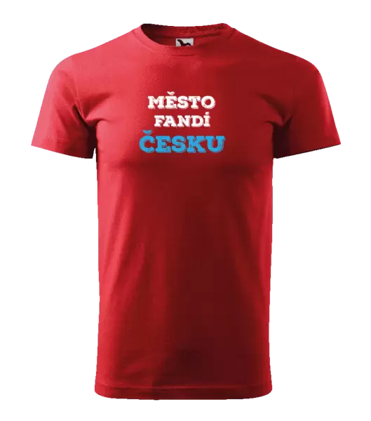 Pánské tričko Město fandí Česku