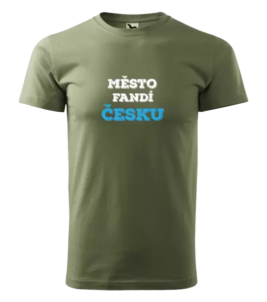 Pánské tričko Město fandí Česku